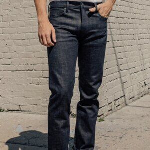 Hiroshi Kato Men's "Green Tea Raw" Pen Slim Jeans - 34